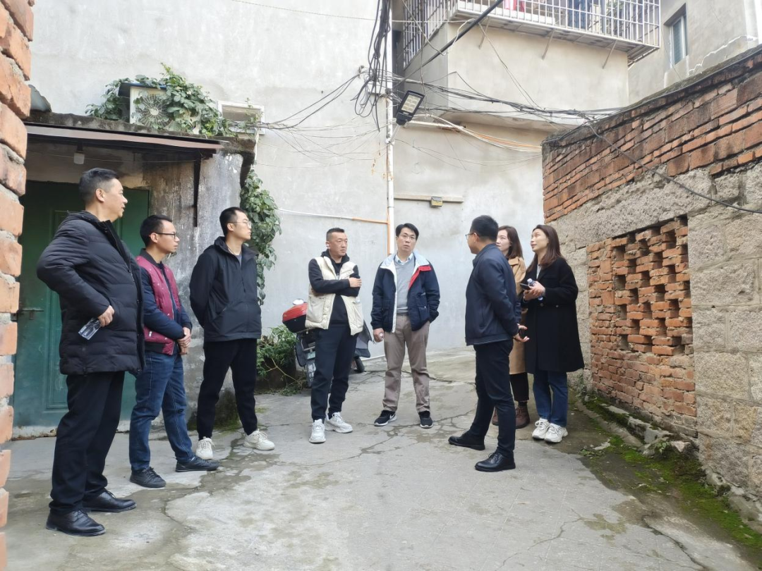 市万象城AWC公司领导赴闽东商业公司开展房屋安全加固施工情况及安全生产调研